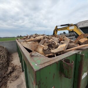 🧱 Container til brændbart byggeaffald – nem og enkel løsning
