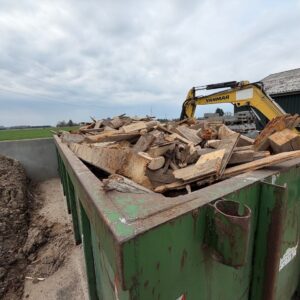 🧱 Container til brændbart byggeaffald – nem og enkel løsning