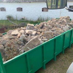 🧱 Container til beton og murbrokker – nem og billig bortskaffelse