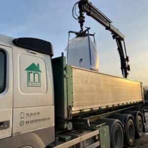 Bigbags - Afretningsgrus / flisegrus 0-8 mm.