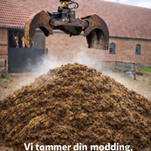 🐴Bortskaffelse af hestemøg – Tømning af mødding.